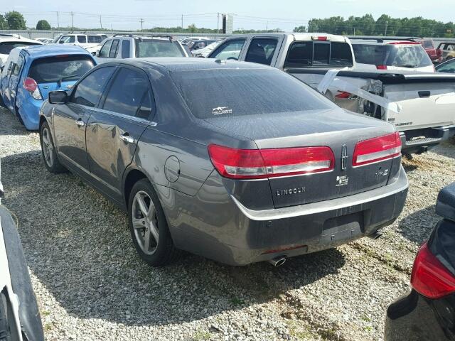 3LNHL2GC7BR765016 - 2011 LINCOLN MKZ SILVER photo 3