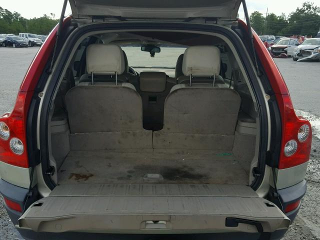 YV4CY592761247314 - 2006 VOLVO XC90 GREEN photo 9