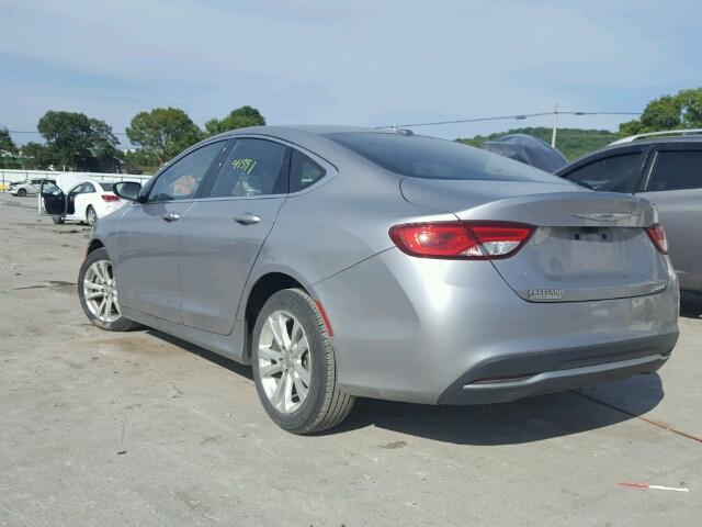 1C3CCCAB3FN605023 - 2015 CHRYSLER 200 GRAY photo 3