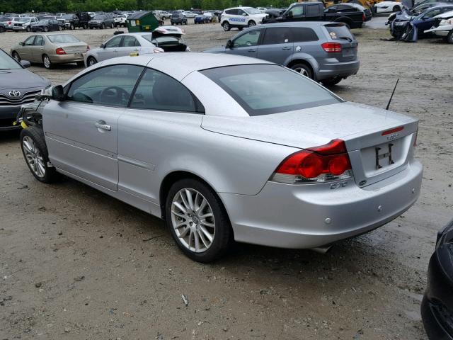 YV1MC67238J043041 - 2008 VOLVO C70 T5 SILVER photo 3