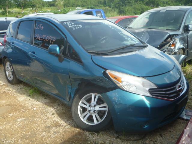 3N1CE2CP3EL407276 - 2014 NISSAN VERSA NOTE TURQUOISE photo 1