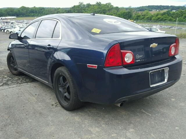 1G1ZC5EB6A4117705 - 2010 CHEVROLET MALIBU 1LT 蓝色 照片 3