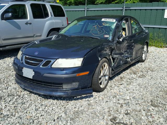 YS3FH49Y741031516 - 2004 SAAB 9-3 AERO BLUE photo 2