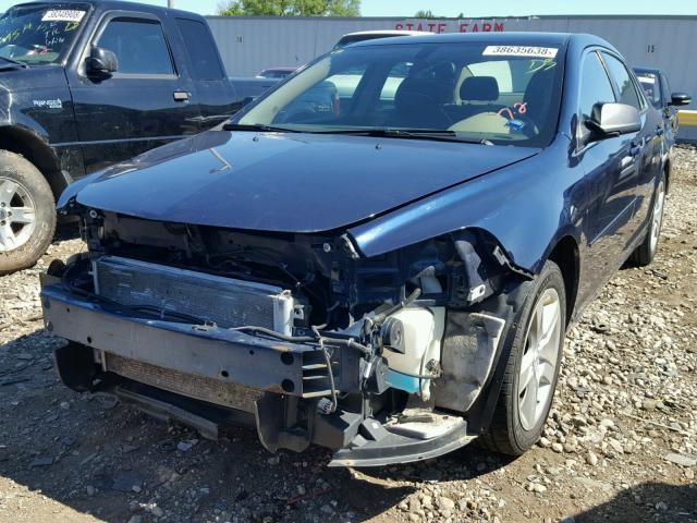 1G1ZB5EB9AF113154 - 2010 CHEVROLET MALIBU LS Mavi foto 2