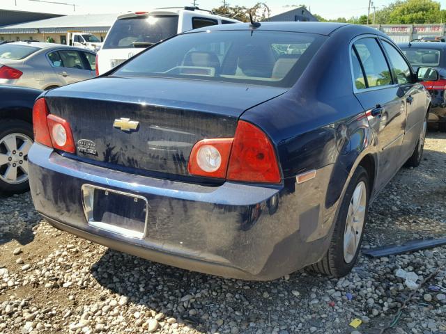 1G1ZB5EB9AF113154 - 2010 CHEVROLET MALIBU LS Mavi foto 4