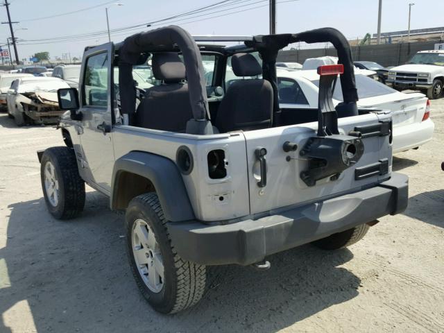 1C4GJWAG0FL621644 - 2015 JEEP WRANGLER S GRAY photo 3