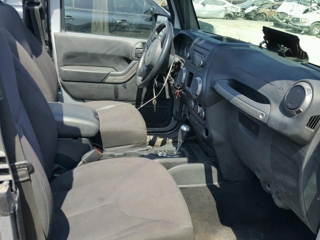 1C4GJWAG0FL621644 - 2015 JEEP WRANGLER S GRAY photo 5