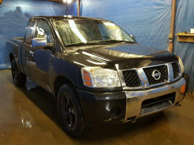 1N6AA06B34N504915 - 2004 NISSAN TITAN XE BLACK photo 1