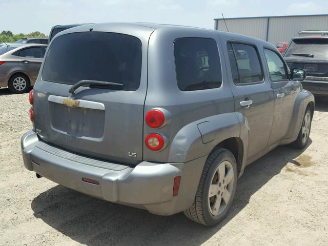 3GNDA13DX7S607858 - 2007 CHEVROLET HHR LS GRAY photo 4