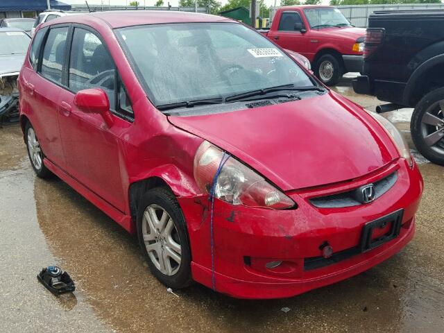 JHMGD38687S013055 - 2007 HONDA FIT S 红色 照片 1