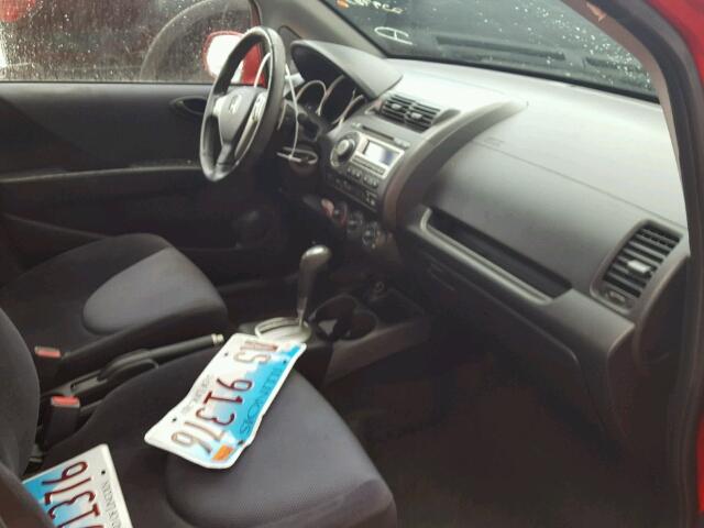 JHMGD38687S013055 - 2007 HONDA FIT S 红色 照片 5