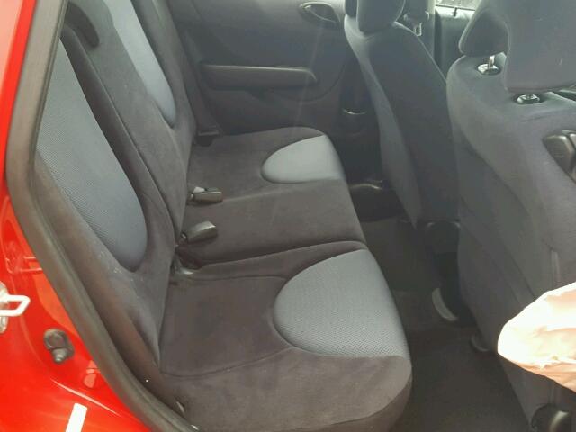 JHMGD38687S013055 - 2007 HONDA FIT S 红色 照片 6