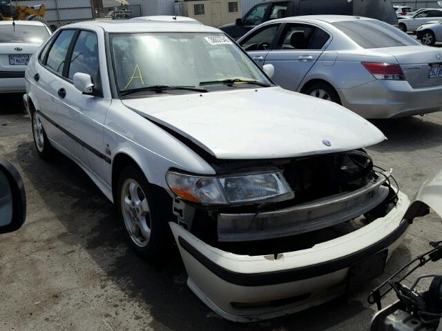 YS3DF58K612002014 - 2001 SAAB 9-3 SE WHITE photo 1