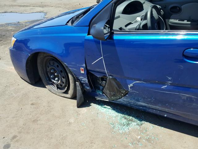 1G8AJ54F15Z179773 - 2005 SATURN ION LEVEL BLUE photo 9