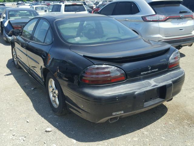 1G2WP52K0XF351701 - 1999 PONTIAC GRAND PRIX BLACK photo 3