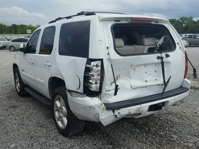 1GNFC13J27J131941 - 2007 CHEVROLET TAHOE C150 WHITE photo 3