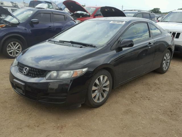 2HGFG1B93AH518092 - 2010 HONDA CIVIC EXL BLACK photo 2