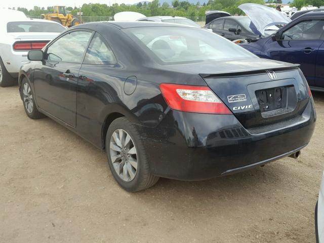 2HGFG1B93AH518092 - 2010 HONDA CIVIC EXL 黑色 照片 3