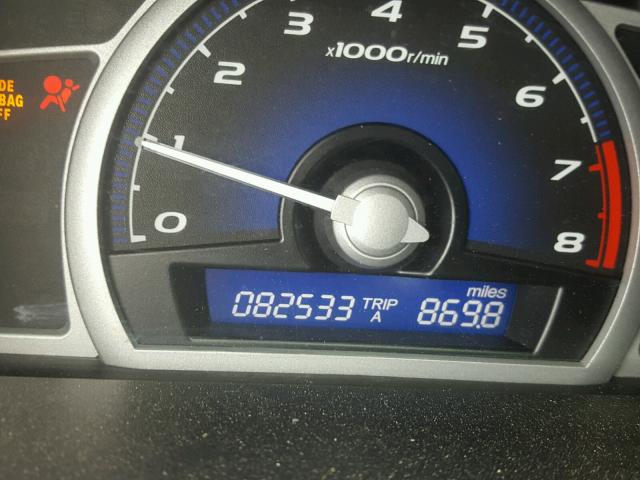 2HGFG1B93AH518092 - 2010 HONDA CIVIC EXL 黑色 照片 8