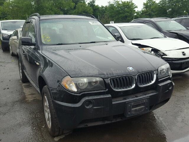 WBXPA73405WC49332 - 2005 BMW X3 2.5I BLACK photo 1
