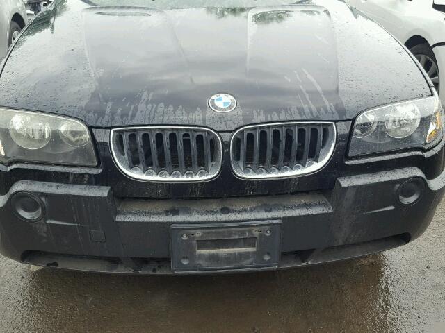 WBXPA73405WC49332 - 2005 BMW X3 2.5I BLACK photo 7