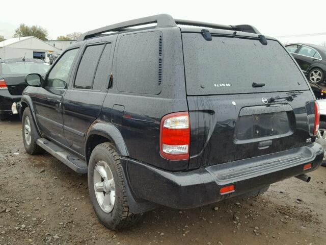 JN8DR09Y13W822022 - 2003 NISSAN PATHFINDER BLACK photo 3