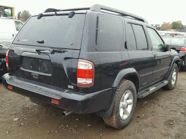 JN8DR09Y13W822022 - 2003 NISSAN PATHFINDER BLACK photo 4