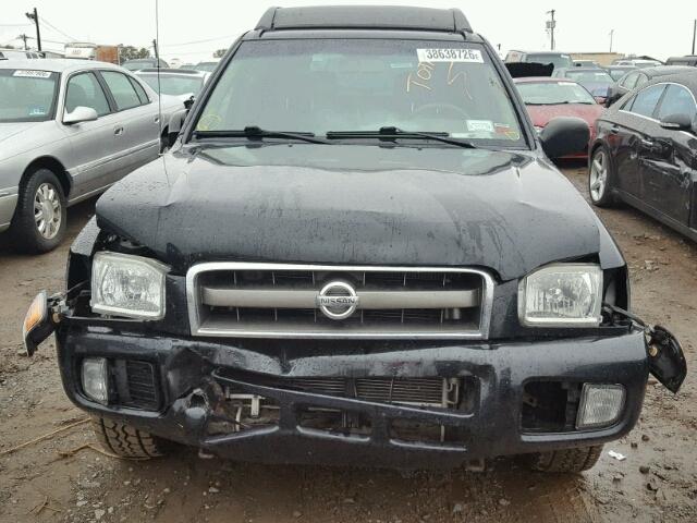 JN8DR09Y13W822022 - 2003 NISSAN PATHFINDER BLACK photo 9