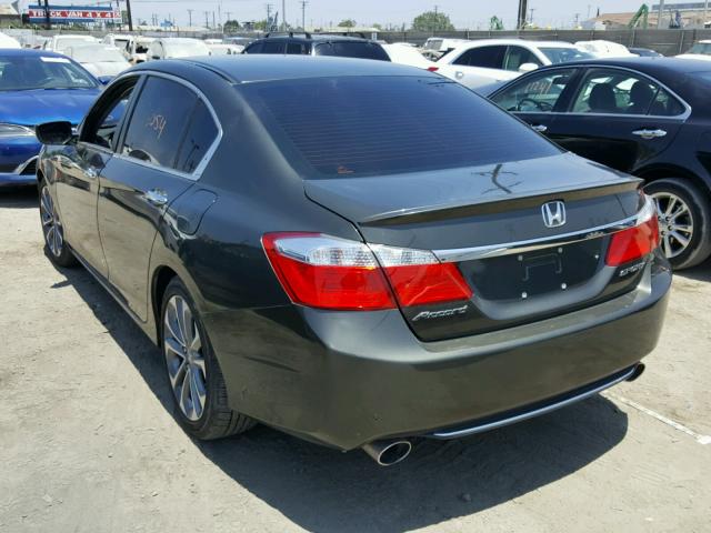1HGCR2F53FA110403 - 2015 HONDA ACCORD SPO Жасыл фото 3
