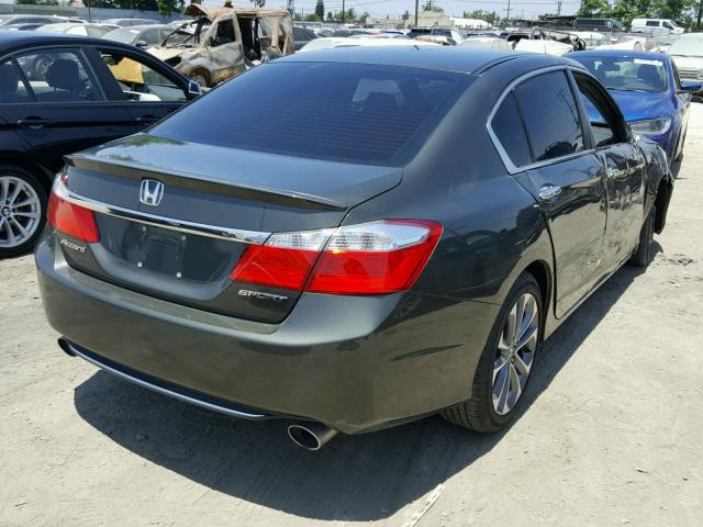 1HGCR2F53FA110403 - 2015 HONDA ACCORD SPO Жасыл фото 4