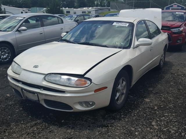 1G3GR64H614252885 - 2001 OLDSMOBILE AURORA WHITE photo 2