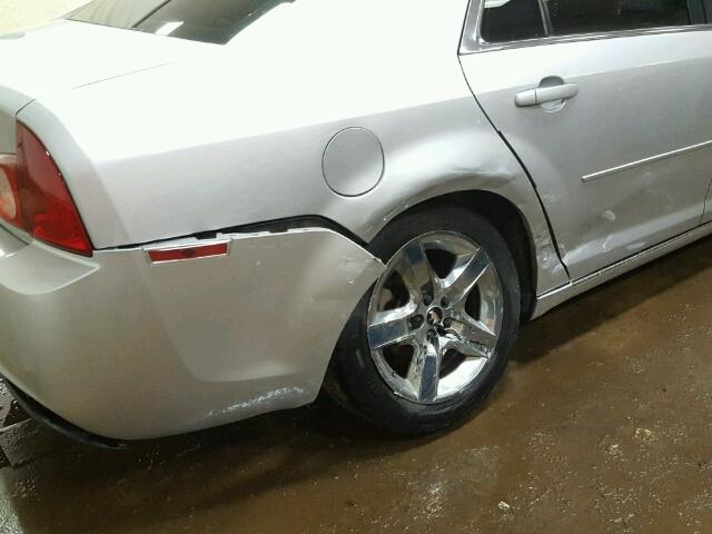 1G1ZC5EB3AF171144 - 2010 CHEVROLET MALIBU 1LT SILVER photo 9