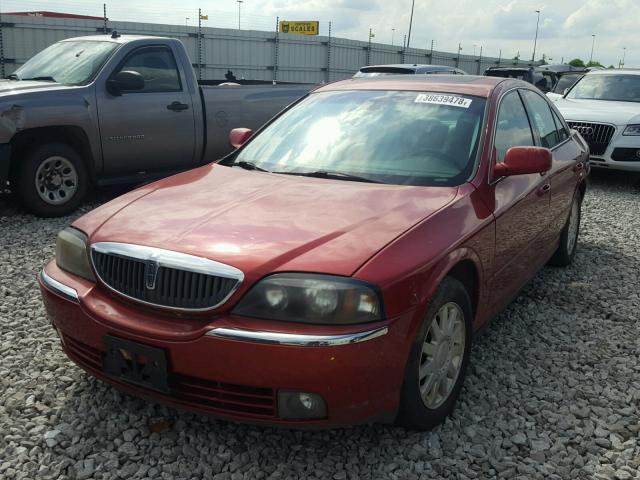 1LNHM86S34Y646280 - 2004 LINCOLN LS 勃艮第红 照片 2