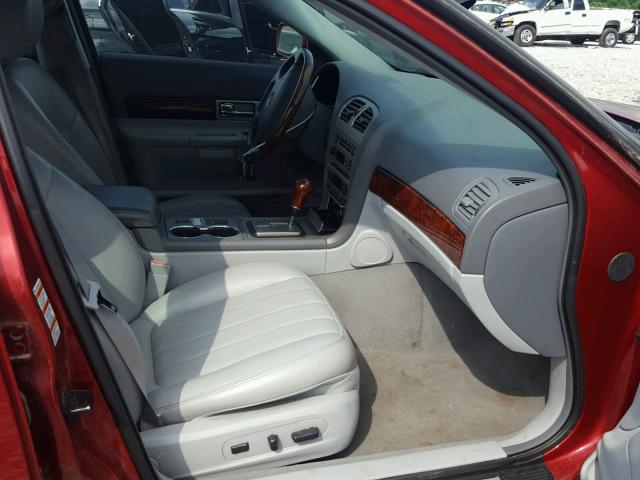 1LNHM86S34Y646280 - 2004 LINCOLN LS 勃艮第红 照片 5