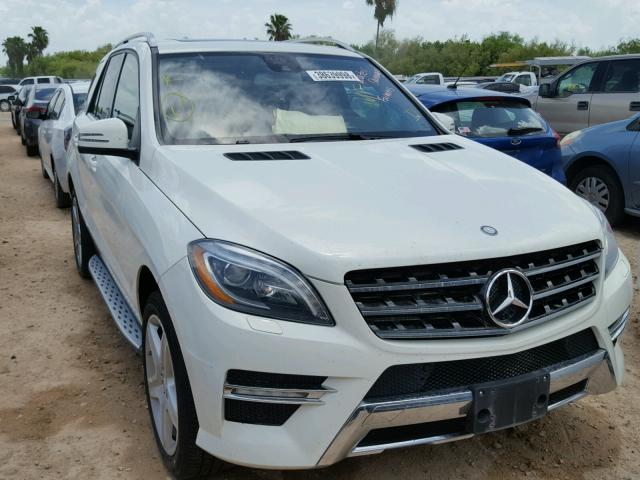 4JGDA7DB6DA238045 - 2013 MERCEDES-BENZ ML 550 4MA WHITE photo 1