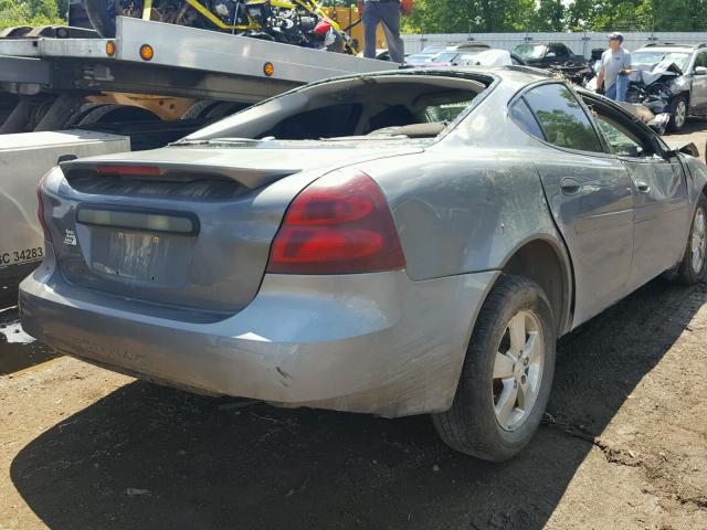 2G2WP552081188679 - 2008 PONTIAC GRAND PRIX GRAY photo 4