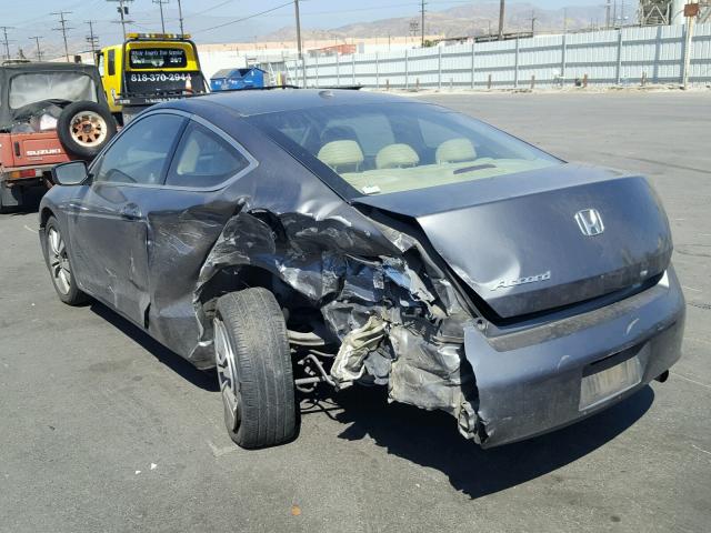 1HGCS12828A000590 - 2008 HONDA ACCORD EXL GRAY photo 9