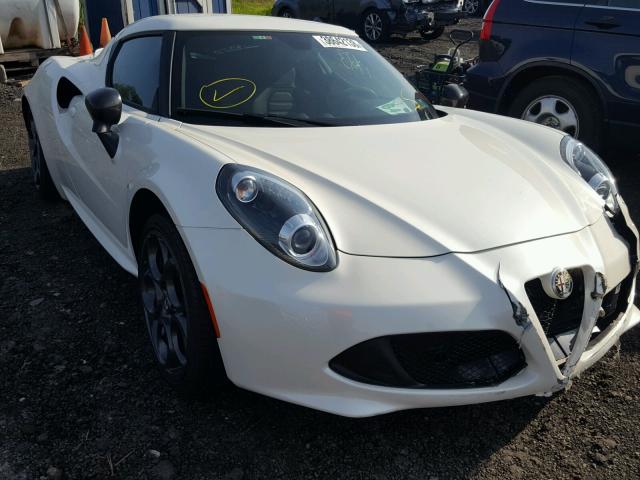 ZARBAAA42FM164970 - 2015 ALFA ROMEO 4C WHITE photo 1