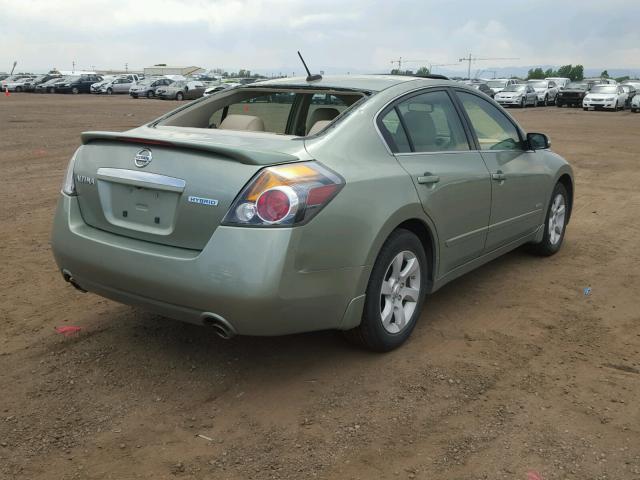 1N4CL21E48C117798 - 2008 NISSAN ALTIMA HYB GREEN photo 4