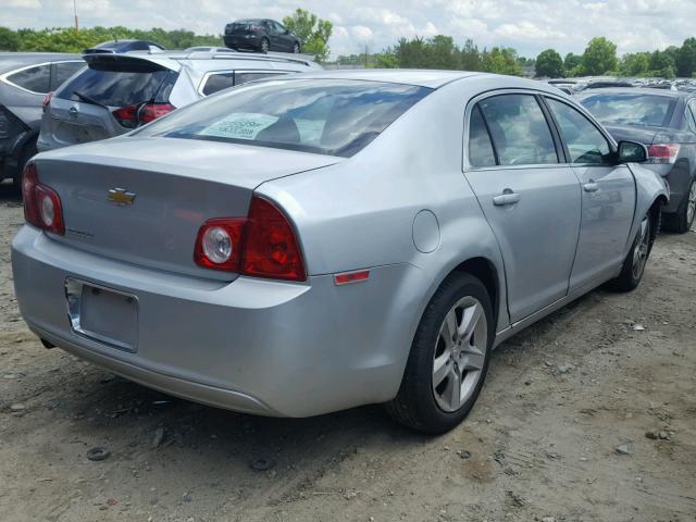 1G1ZC5EBXAF256918 - 2010 CHEVROLET MALIBU 1LT 银色 照片 4