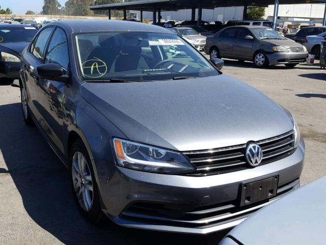 3VW2K7AJ3FM235949 - 2015 VOLKSWAGEN JETTA BASE 灰色 照片 1