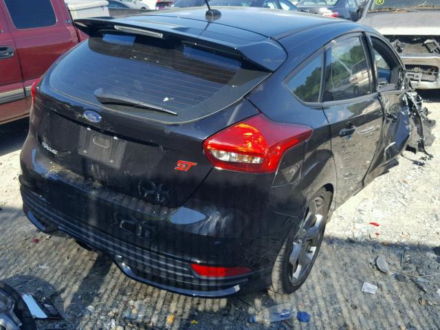 1FADP3L97JL238863 - 2018 FORD FOCUS ST BLACK photo 4