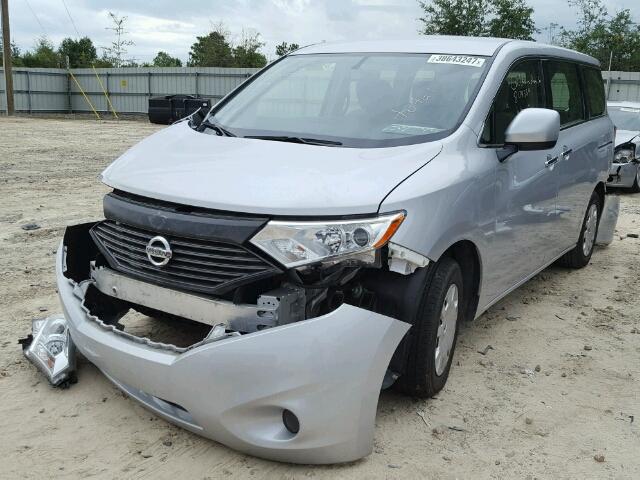 JN8AE2KP2G9153288 - 2016 NISSAN QUEST S SILVER photo 2