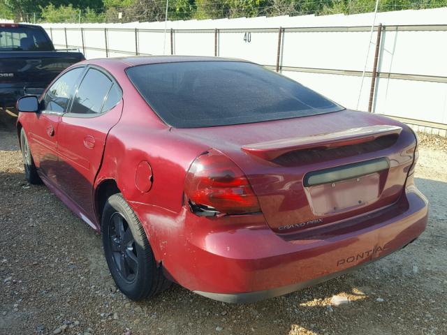 2G2WP552561118916 - 2006 PONTIAC GRAND PRIX MAROON photo 3