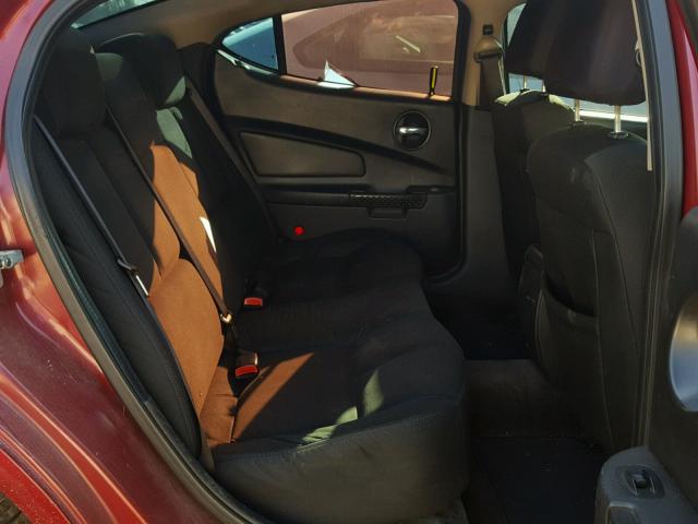 2G2WP552561118916 - 2006 PONTIAC GRAND PRIX MAROON photo 6