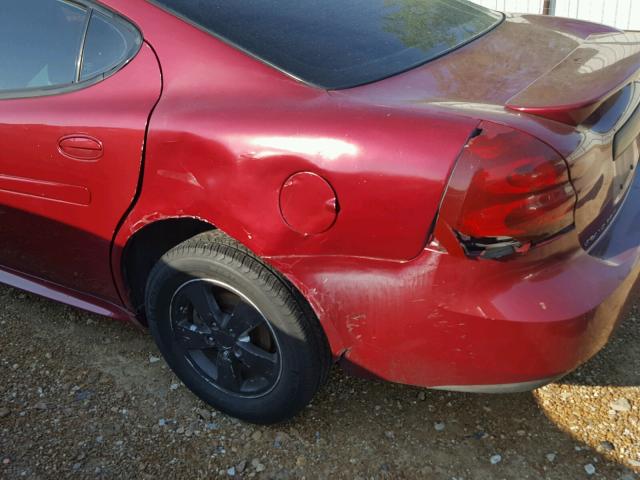 2G2WP552561118916 - 2006 PONTIAC GRAND PRIX MAROON photo 9