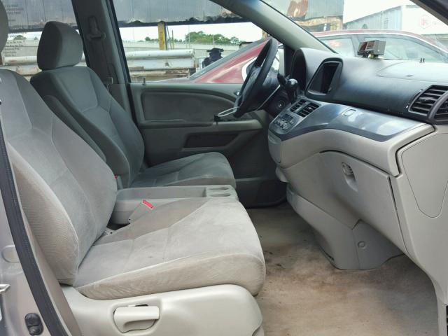 5FNRL38418B054329 - 2008 HONDA ODYSSEY EX WHITE photo 5