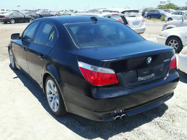 WBANB33515CN67152 - 2005 BMW 545 I BLACK photo 3