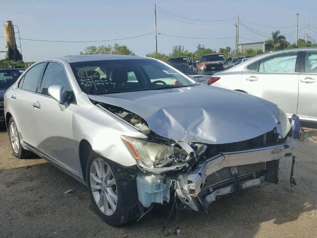 JTHBK1EG1A2383871 - 2010 LEXUS ES 350 SILVER photo 1