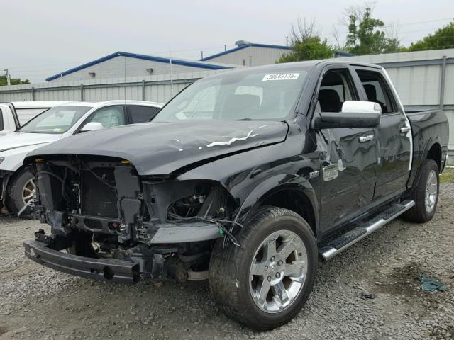 1C6RD7PT8CS327413 - 2012 DODGE RAM 1500 L BLACK photo 2